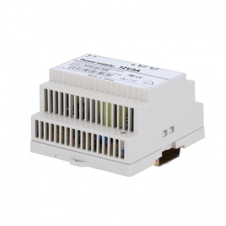 Fonte de alimentação Saída DC 12 V 3 A / 36 W - Oem DC12V3A-DIN-P - 8435325464015