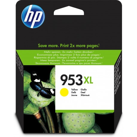 HP 953 XL Ink Cartridge Yellow - 0725184104169