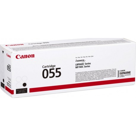Toner CANON 055 Preto - I-SENSYS LBP66x/MF74x - 4549292124699