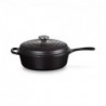 LE CREUSET - Frigideira c/ Tampa 26cm, Cassadou, Negro Mate 21079260000430 - 0024147322207