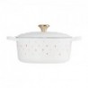 LE CREUSET - Cocotte Red. Evol. 22 Branca Corações 21177228451450 - 0024147323693