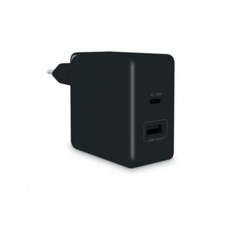 Carregador 2 USB&nbsp;Preto METRONIC MOOOV - 730317 - 3420747303177