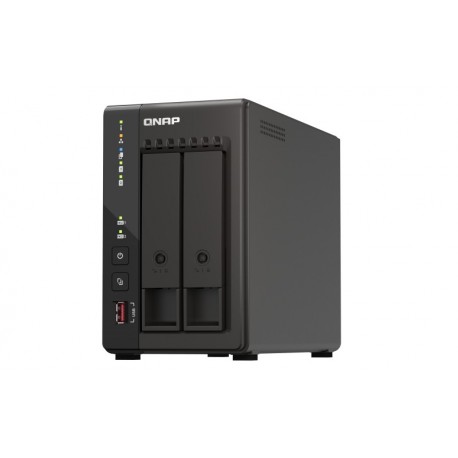 NAS QNAP 2-Bay Celeron J6412 4C/4T 2.6GHz/8GBnot Expandable.2x2.5GbE/USB/Tower - 4711103082171
