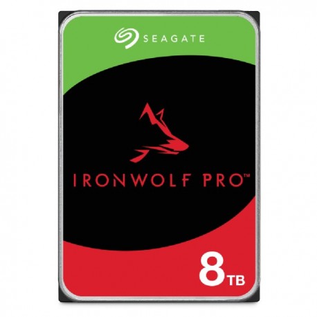 Seagate IronWolf Pro ST8000NT001 Unidade de Disco Rígido 3.5" 8000 GB 8 TB SATA 6 GB/s 7200 RPM - 8719706432337