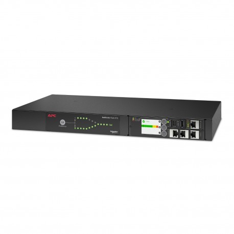 APC AP4423A Switch de Transferência Automática (ATS), Montagem em Rack, 1U, 9 Tomada(s) CA, Preto - 0731304432449