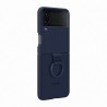 Capa Samsung Galaxy Z Flip 4 Silicone C Anel Azul - 8806094495478