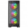 Caixa MARS GAMING MC-KX E-ATX XL CASE.5X 12CM ARGB FAN + CONTROLLER.CPU FREEZER.GLASS.FRONT MESH.BLK - 8435693102557