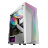 Caixa MARS GAMING MC-X7 ATX CASE. ARGB FRONT. 12CM ARGB FAN. WINDOW. USB3.0. WHITE - 8435693101970