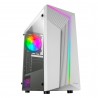 Caixa MARS GAMING MC-X7 ATX CASE. ARGB FRONT. 12CM ARGB FAN. WINDOW. USB3.0. WHITE - 8435693101970