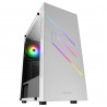 Caixa MARS GAMING MC-U3 ATX CASE. ARGB FRONT. 12CM ARGB FAN. GLASS. ARGB CABLE. WHITE - 8435693101925