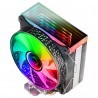 Cooler MARS GAMING MCPU-VR CPU COOLER.DUAL INFINITE MIRROR ARGB.SILENT PWM FAN. 4X HEATPIPE.180W.BLK - 8435693102588