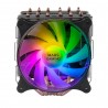 Cooler MARS GAMING MCPU-XT CPU COOLER. DUAL TOWER. 2X 12CM PWM ARGB FAN. 6X HEATPIPE. 300W. BLACK - 8435693102649