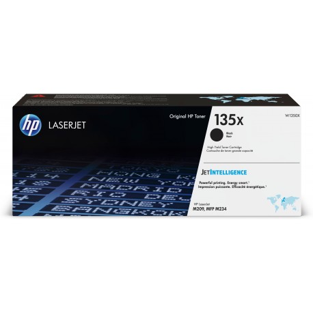 HP 135X Black Original LaserJet Toner Cartridge - 0194850587276
