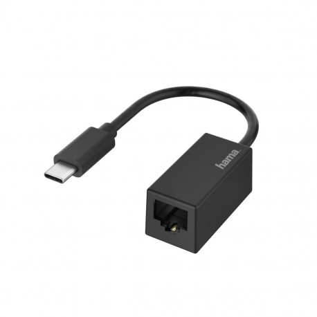 Adaptador De Rede HAMA USB-C  - LAN/Ethernet. Gigabit Ethernet- 200322 - 4047443437235
