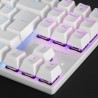 Teclado MARS GAMING MK80 MECHANICAL TKL KEYBOARD. FRGB CHROMA. ANTI-DUST BLUE. WHITE. PORTUGUESE - 8435693101253