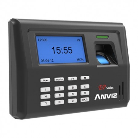 Anviz EP300 Terminal de Controlo de Presença ANVIZ Impressoes digitais. cartoes RFID e teclado