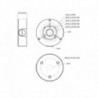 Oem PFA130-E-B Caixa de conexoes Para camaras bullet ou domos - 8435325467030