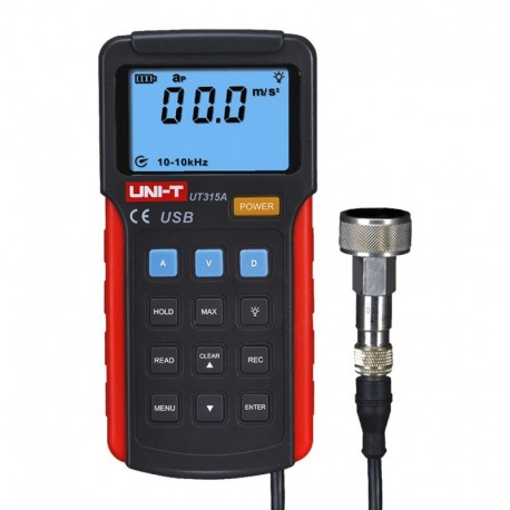 Uni-trend UT315A Medidor de vibraciones Mide Aceleraciones. Velocidades y Desplazamiento - 6935750531518