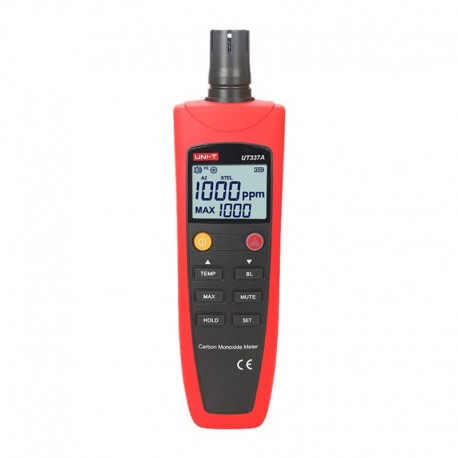 Uni-trend UT337A Medidor de monoxido de carbono (CO) Incorpora sensor electroquimico de gas - 6935750533710