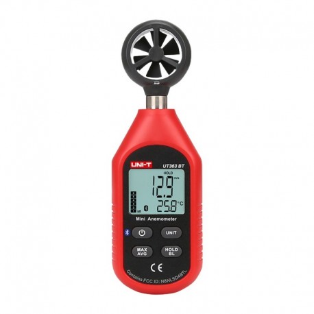 Uni-trend UT363-BT Anemometro de mano tipo Split Sensor de velocidad del viento de alta precision - 6935750536315
