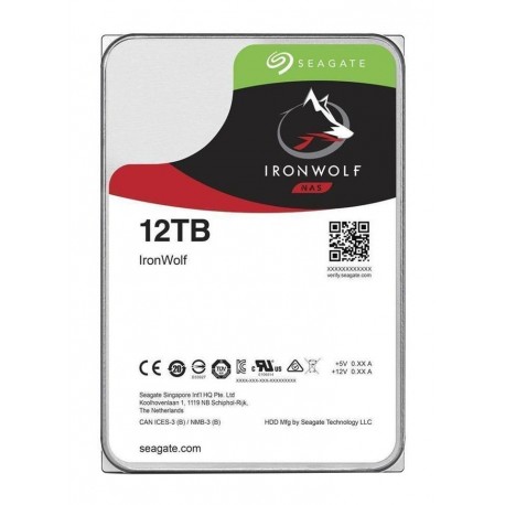 Disco 3.5 12TB SEAGATE IronWolf 256Mb SATA 6Gb/s 72rp - 0763649121757
