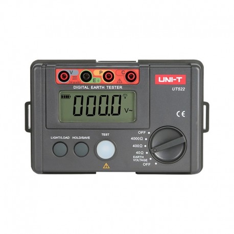 Uni-trend UT522 Medidor de resistencia a terra Visor LCD ate 4000 contas - 6935750552209