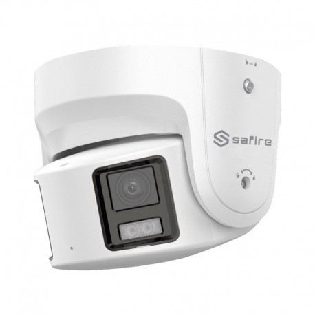 Safire SF-IPT180CW-8U-AI2-PAN Camara Panoramica Turret 8 Megapixel 2x 1/1.8" Progressive Scan CMOS Night Color - 8435325467818