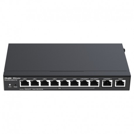 Reyee RG-EG310GH-P-E Reyee Router PoE Controlador Cloud 9 Puertos GE LAN + 1 Puerto GE WAN