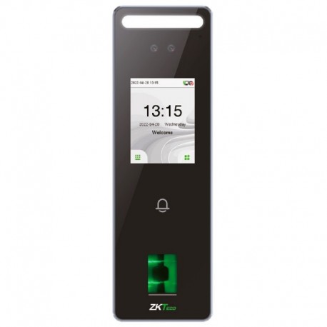 Zkteco ZK-SPEEDFACE-V3L-FP-W Control de acceso y presencia Facial. huella y tarjeta EM - 8435452819177
