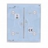 Ajax AJ-CENTERBUTTON-1G2W-W Panel tactil para interruptor de luz simple Compatible con AJ-LIGHTCORE-1G - 4823114029387