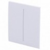 Ajax AJ-CENTERBUTTON-2G-W Panel tactil para interruptor de luz doble Compatible con AJ-LIGHTCORE-2G - 4823114029462