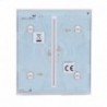 Ajax AJ-CENTERBUTTON-2G-W Panel tactil para interruptor de luz doble Compatible con AJ-LIGHTCORE-2G - 4823114029462