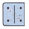 Ajax AJ-SIDEBUTTON-1G2W-B Panel tactil para un interruptor de luz Compatible con AJ-LIGHTCORE-1G - 4823114029479