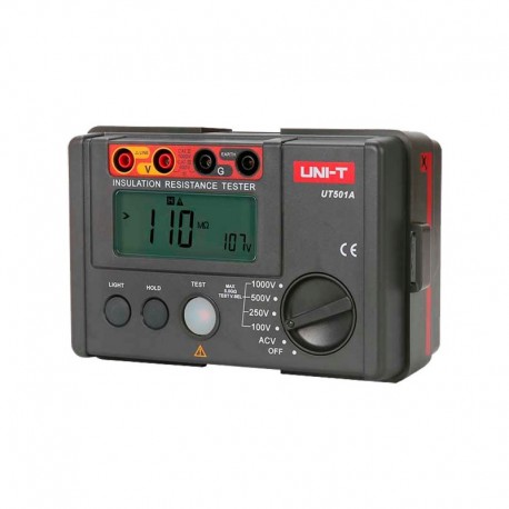 Uni-trend UT501A Medidor de Resistencia de Isolamento Eletrico Visor LCD ate 2000 contas - 6935750550113