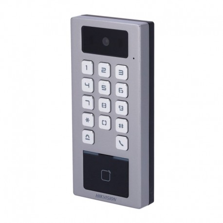 Hikvision DS-K1T502DBWX-C Control de acceso con camara Tarjeta MF/MF DESFire y PIN - 6931847103897