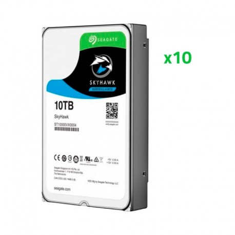 Seagate 10XHD10TB-S-AI Pack de discos duros 10 unidades