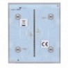 Ajax AJ-CENTERBUTTON-1G2W-FOG Panel tactil para interruptor de luz simple Compatible con AJ-LIGHTCORE-1G - 4823114029325