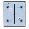 Ajax AJ-CENTERBUTTON-1G2W-GRA Panel tactil para interruptor de luz simple Compatible con AJ-LIGHTCORE-1G - 4823114029332