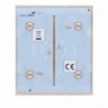 Ajax AJ-CENTERBUTTON-1G2W-IVO Panel tactil para interruptor de luz simple Compatible con AJ-LIGHTCORE-1G - 4823114029356
