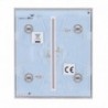 Ajax AJ-CENTERBUTTON-2G-FOG Panel tactil para interruptor de luz doble Compatible con AJ-LIGHTCORE-2G - 4823114029400