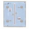 Ajax AJ-CENTERBUTTON-2G-OYS Panel tactil para interruptor de luz doble Compatible con AJ-LIGHTCORE-2G - 4823114029455