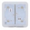 Ajax AJ-SOLOBUTTON-1G2W-OYS Panel tactil para un interruptor de luz Compatible AJ-LIGHTCORE-1G - 4823114029691