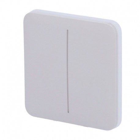 Ajax AJ-SOLOBUTTON-2G-FOG Panel tactil para interruptor de luz doble Compatibilidad con AJ-LIGHTCORE-2G - 4823114029721