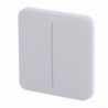 Ajax AJ-SOLOBUTTON-2G-FOG Panel tactil para interruptor de luz doble Compatibilidad con AJ-LIGHTCORE-2G - 4823114029721