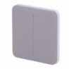 Ajax AJ-SOLOBUTTON-2G-GRE Panel tactil para interruptor de luz doble Compatibilidad con AJ-LIGHTCORE-2G - 4823114029745