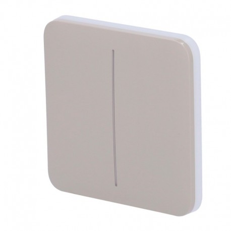Ajax AJ-SOLOBUTTON-2G-OLI Panel tactil para interruptor de luz doble Compatibilidad con AJ-LIGHTCORE-2G - 4823114029769