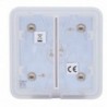 Ajax AJ-SOLOBUTTON-2G-OLI Panel tactil para interruptor de luz doble Compatibilidad con AJ-LIGHTCORE-2G - 4823114029769