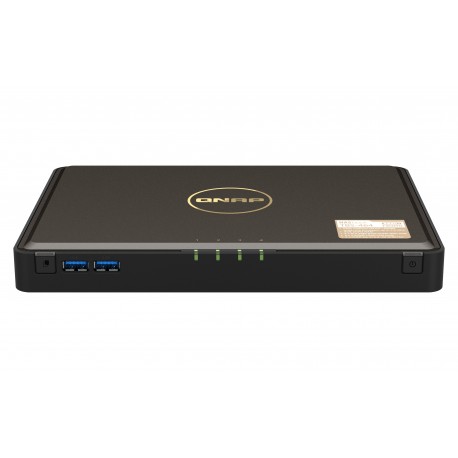 NAS QNAP 4-Bay Celeron N5105/N5095 4C 2.9GHz/8GBnot Expandable.2x2.5GbE/USB/Compact - 4713213519974