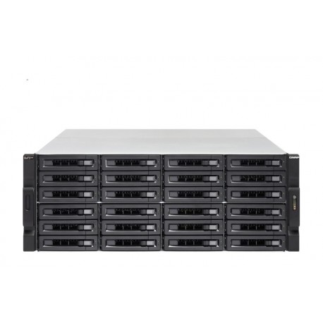 NAS QNAP 24-Bay AMD Ryzen 7 3700X 8C/16T 3.6GHz/32 GB/2xGigaLan+2x10GbE SFP+/USB/4U - 4713213519424