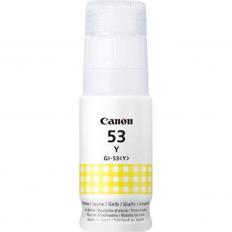 Tinteiro CANON GI-53 Amarelo - 4549292178913
